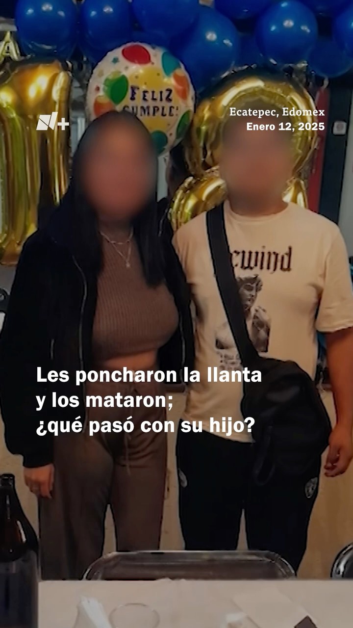 Les poncharon la llanta y los mataron. ¿Qué pasó con su hijo?