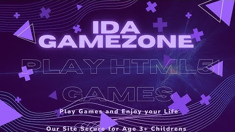 IDA Gamezone Play HTML5 Games online Without any download requirement. #idagamezone
