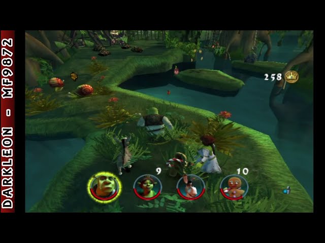 Shrek 2 (2004) Video Game PS2 4-Player Co-Op Gameplay 