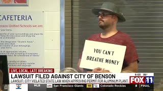 Lawsuit filed against Benson over permit for proposed aluminum plant