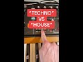 TECHNO vs HOUSE 🎶 #shorts