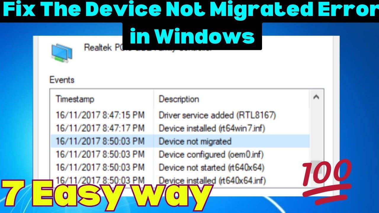 Fix The Device Not Migrated Error in Windows || 2023