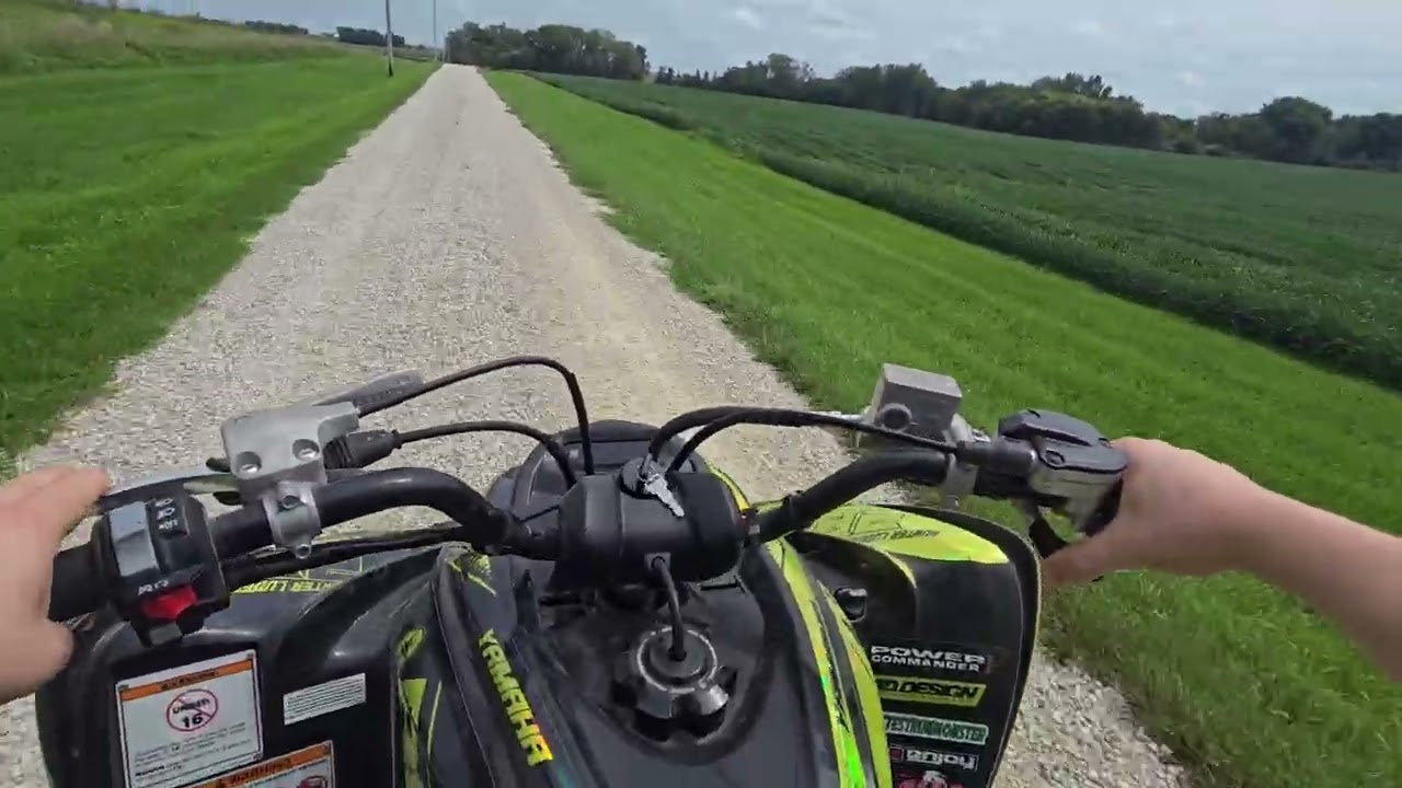 Modded Yamaha Raptor 700R SE POV Ride