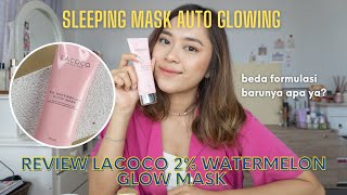Review Lacoco 2% Watermelon Glow Mask | Sleeping Mask Untuk Yang Aman Untuk Bumil