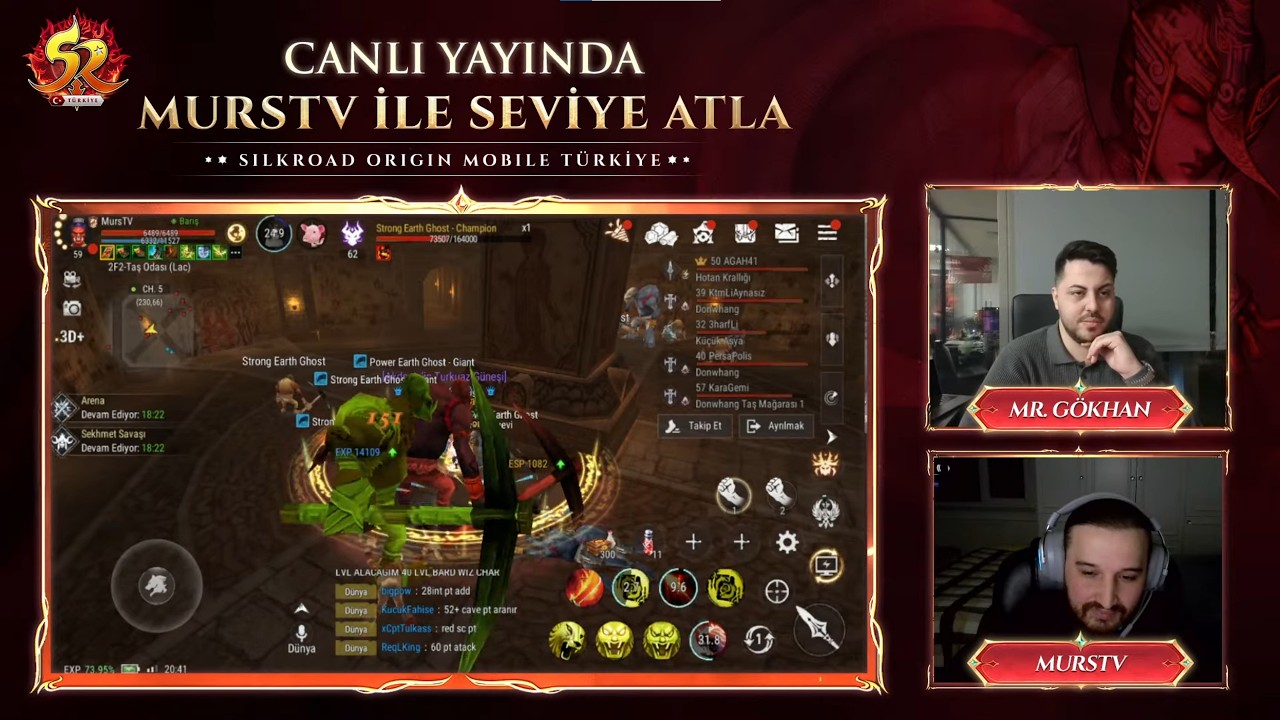 Silkroad Origin Mobile Türkiye - SORU-CEVAP CANLI YAYINI🥳 @MursTv55