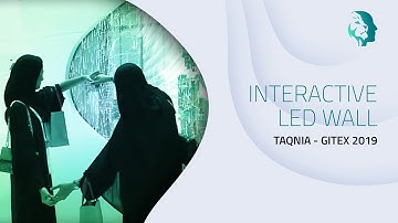 Interactive Screens Dubai | Interactive Transparent LED Wall for TAGNIA  | Mind Spirit Design