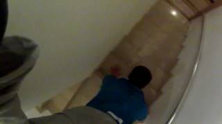 Handwalking downstairs (Handstand Walking ) Go Pro HERO 2