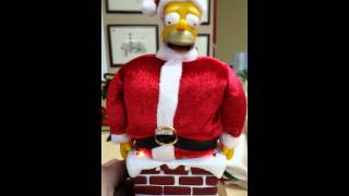 Homer Simpson Stuck In A Chimney