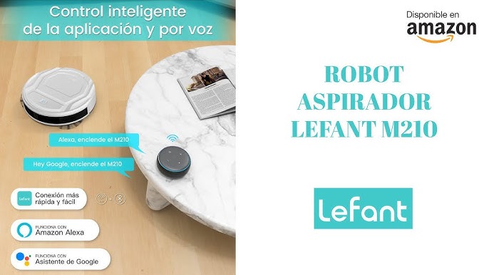 LEFANT M210P  El Robot Aspirador Delgado y Silencioso