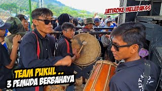 Tiga Pemuda Berbahaya  Team Pukul Belakang   Power Jatiroke  Seni Reak Cuta Muda Group