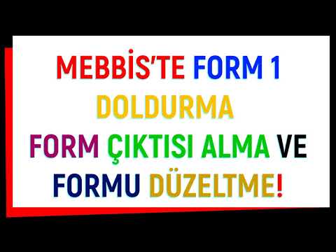 Video: Pazarlık Formu Nasıl Doldurulur-1