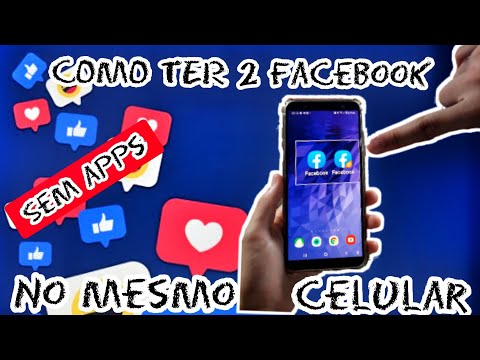 COMO TER 2 CONTAS DO FACEBOOK NO MESMO CELULAR | 2022