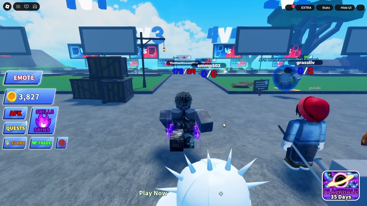 Blade Ball With My Friend on his Alt!