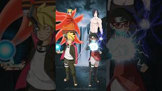 Naruto & Boruto VS Sasuke & Sarada Who | is Stronger naruto borutoeditanime respectshortsfeed