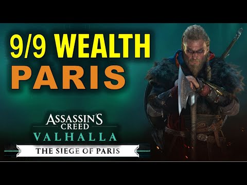 Assassin's Creed Valhalla Paris All Wealth Locations