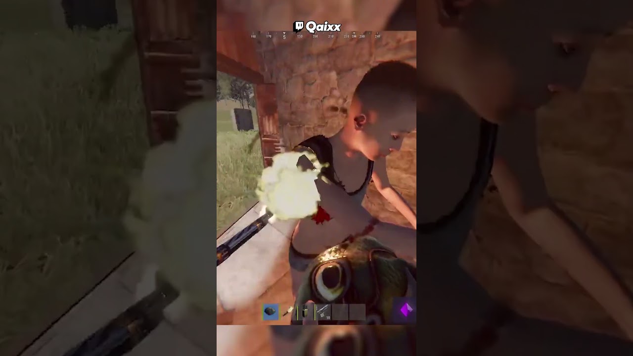 Giving Roofcampers What They Deserve #rust #shorts #qaixx #gaming #twitch #rustpvp #qaixx