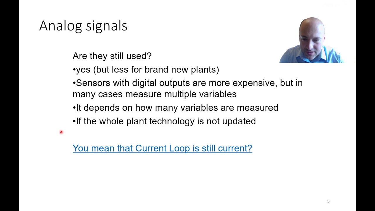 Analog signals in industrial sensors - Sensor systems - summer 20/21 - lecture 06