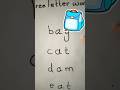 #nursery #teachingmethods #alphabet #threeletterwordswithvowela