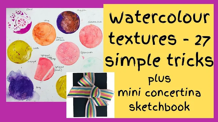 Watercolour texture - 27 simple tricks for waterco...