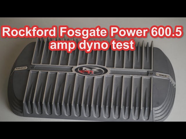 Rockford Fosgate 600.5 アンプ Rockford Fosgate Power 600.5 five channel car audio amp dyno power