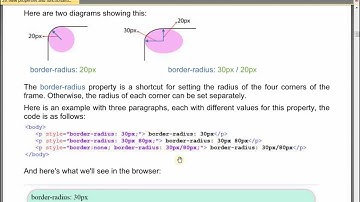 CSS3 New Lesson 18: New properties and functionalities. New features in the Border property - radius