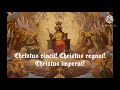 Christus vincit with lyrics