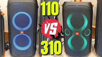 🤯JBL PartyBox 110 vs JBL PartyBox 310 🔥 An Epic Comparison!