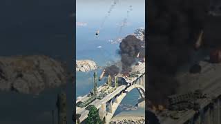 Supersonic Fighter Jets Unleash Massive Bomb Strike Over Strategic Military Bridge |GTA V