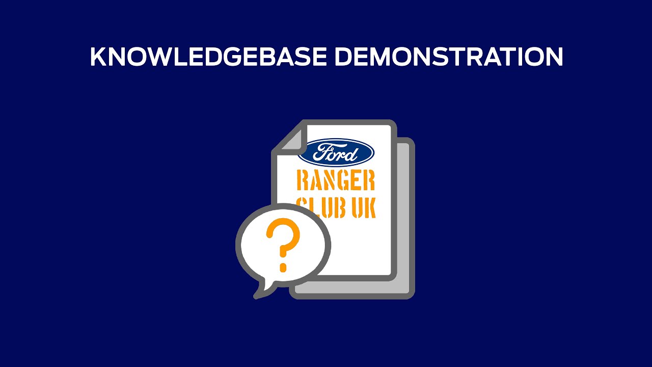 Ford Ranger Knowledgebase - from Ranger Club UK (Demonstration) - YouTube