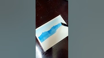 Easy monochrome painting for beginners 😍 #shorts #painting #watercolor