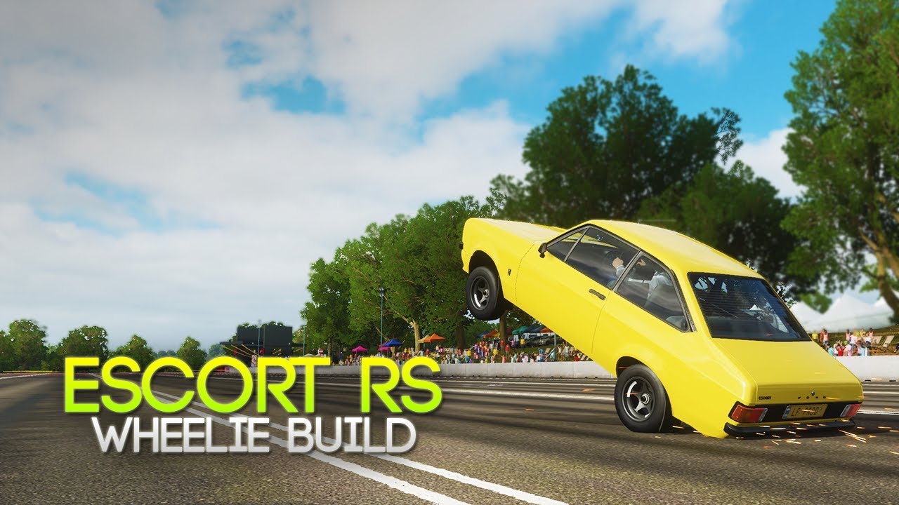 Forza Horizon 4 THE *BEST* Ford Escort Launch Wheelie Build FH4