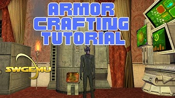 SWG Armor Crafting - Live Stream Tutorial
