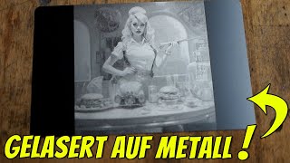 FOTOS auf METALL LASERN ❕❕❕ (Laserpecker Test)