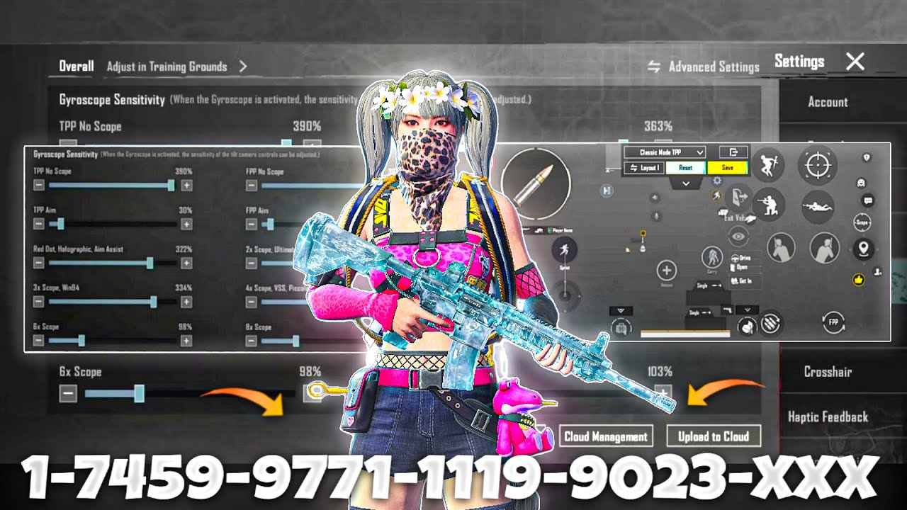 NEW UPDATE 4.2🔥BEST SENSITIVITY CODE + CONTROL SETTINGS BGMI/PUBG MOBILE