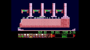 Lemmings Taxing Level 6 Walkthrough Amiga