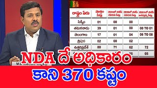 NDA దే అధికారం.. కాని 370 కష్టం..: Mahaa Vamsi Analysis On NDA Winning Seats | #SPT