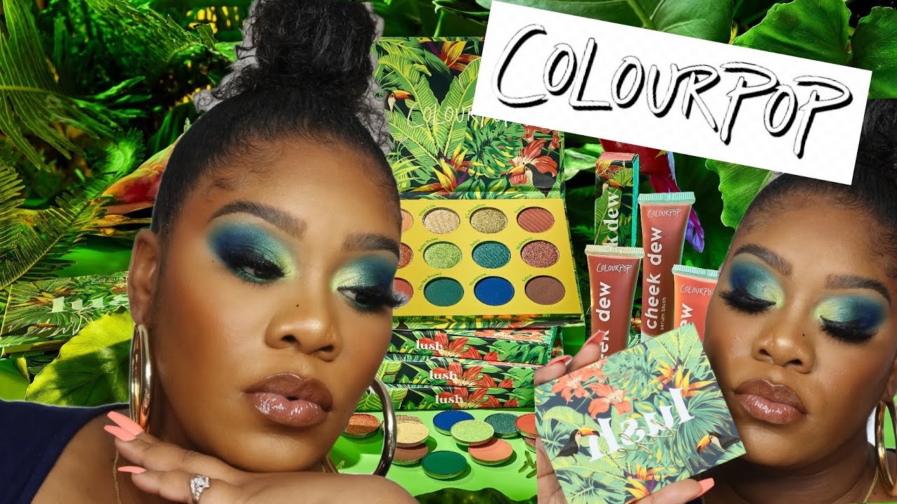 COLOURPOP LUSH LIFE PALETTE COLLECTION 🌴 First Impression Swatches + Review 