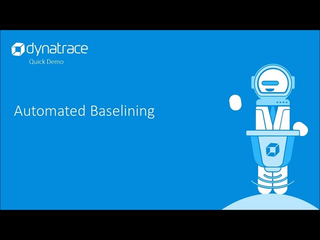 Dynatrace Quick Demo - Automated baselining