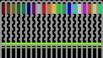 Mix & Seperate - The Team Marble Run Race ASRM 42 in Algodoo
