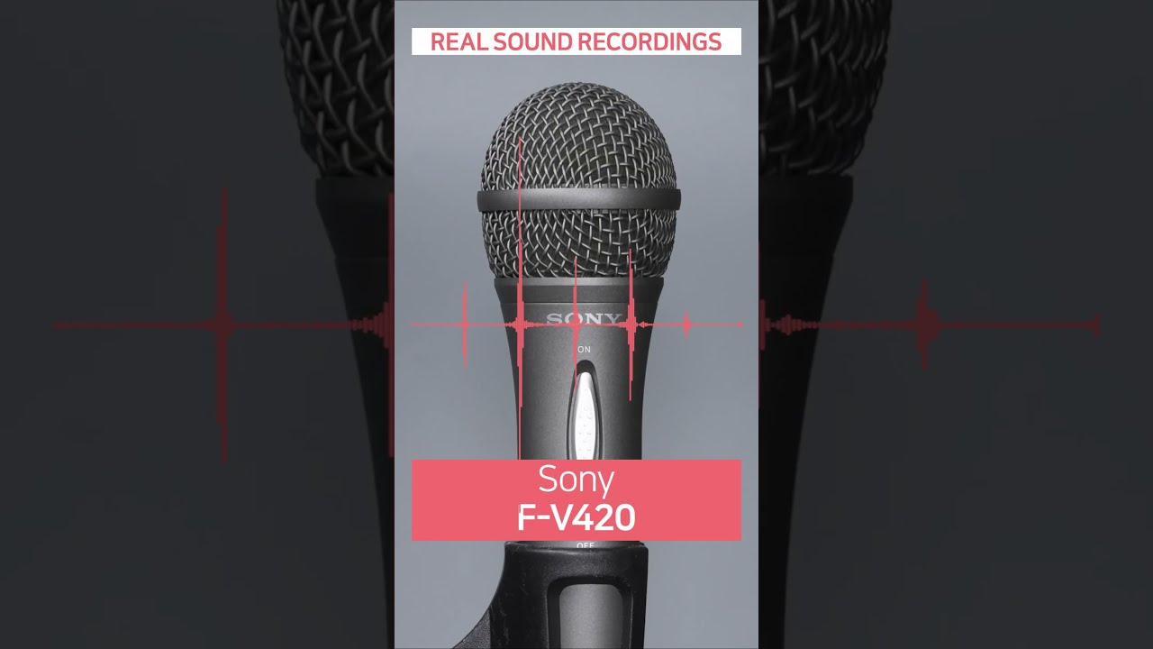 REAL SOUND : Vocal】 Sony C-80 🆚 Sony F-V420 - YouTube