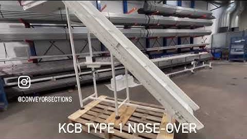 Incline Swan Neck Out-Feed Conveyor