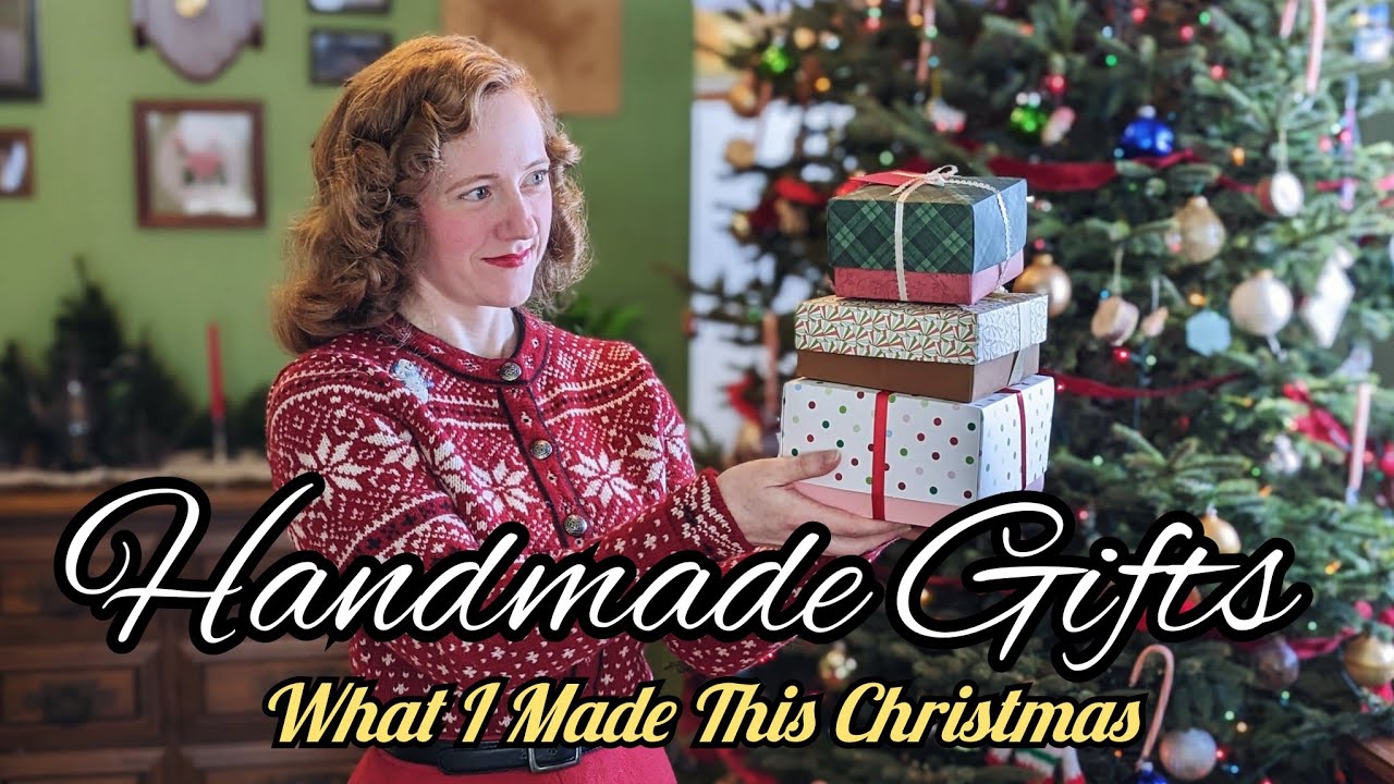 Дар времени и усилий: создание уютных подарков ручной работы на Рождество | Видеоблог о жизни в с...