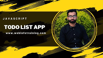 How to Create A Todo List App in HTML CSS & JavaScript | Todo App in JavaScript