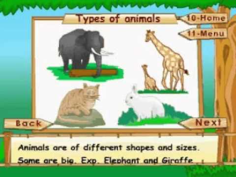 learn science class 1 animal life types of animals part 1 types of animals