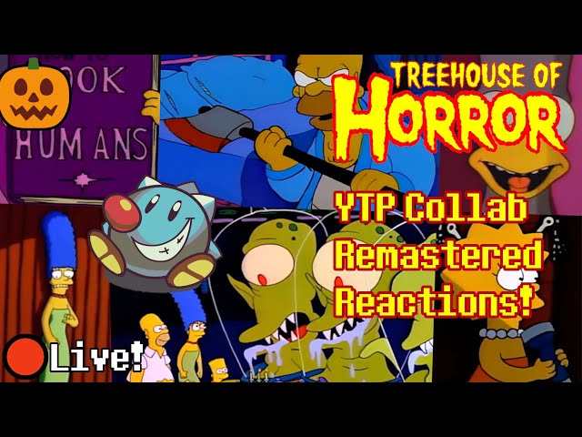 ?SirTapTap Reacts: Simpsons Treehouse of Horror YTP Collab | Spooky YouTube Poop Reactions