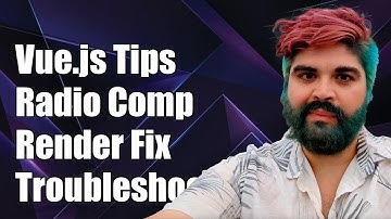 Vue.js Shared Radio Component Not Checked on Render: Troubleshooting Guide