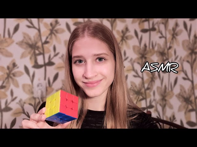 ASMR Solving a Rubik`s Cube (Tapping, Scratching)