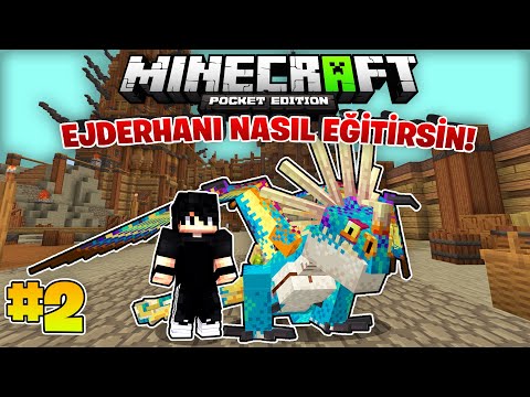 KALEDE SALDIRIYA UĞRADIK!!🏰 | Minecraft PE Ejderhanı Nasıl Eğitirsin ? | #2