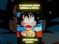 ¡Goku no sabe cerrar la boca! 😂 #goku #dragonball #humor