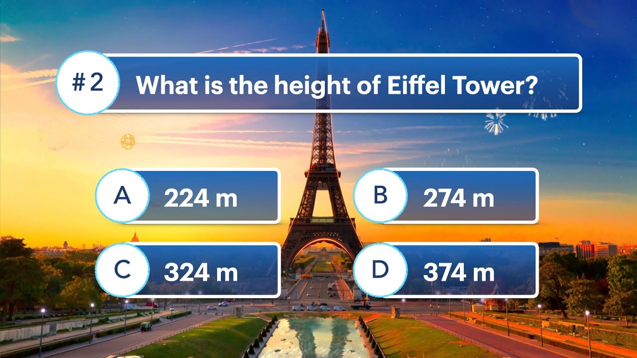General Knowledge Quiz About Places | World Quiz | Trivia | Height of Places | Posh Quiz World
